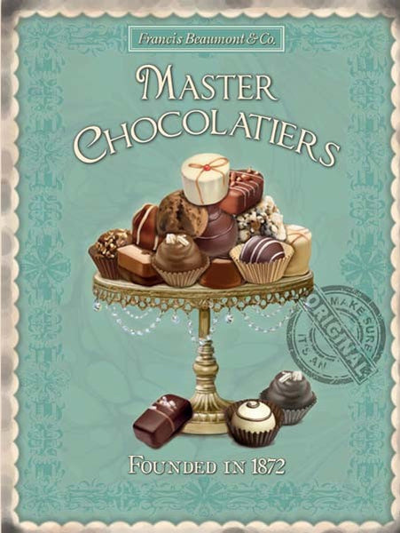 master-chocolatiers-vintage-kitchen-cafe-chocolate-food-metal-steel-wall-sign