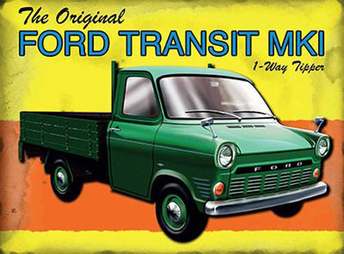 the-original-ford-transit-mki-1-way-tipper-in-green-british-classic-van-back-bone-of-britain-mark-1-ideal-house-home-bar-pub-garage-shed-or-man-cave-metal-steel-wall-sign