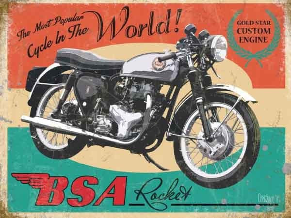 bsa-rocket-british-motor-cycle-bike-the-most-popular-cycle-in-the-world-gold-star-engine-metal-steel-wall-sign