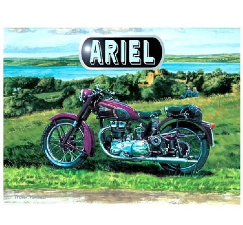 ariel-motor-bike-classic-motor-cycle-painted-in-purple-pictured-in-the-countryside-by-a-lake-landscape-painting-early-20th-century-rocker-bike-metal-steel-wall-sign