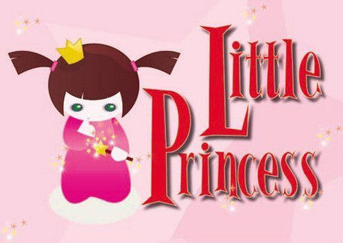 little-princess-child-girl-drawing-in-the-style-of-japanese-chinese-character-cartoon-drawings-artwork-pink-magic-metal-steel-wall-sign