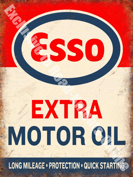 esso-extra-motor-oil-can-petrol-vintage-garage-metal-steel-wall-sign