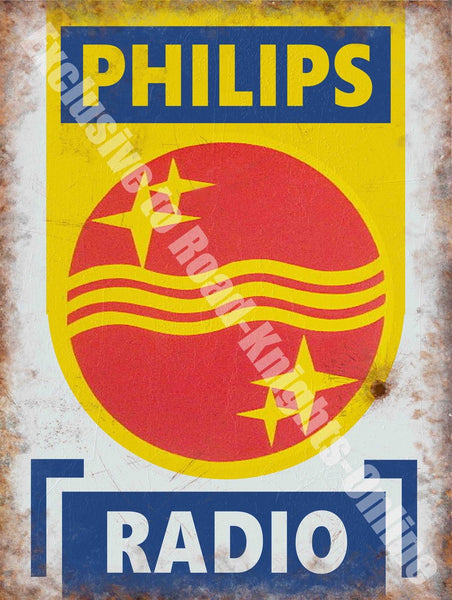philips-radio-retro-advert-electronic-garage-sign-metal-steel-wall-sign