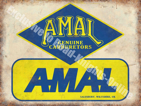 amal-genuine-carburettors-salsbury-wilshire-uk-blue-and-yellow-logo-on-white-back-ground-old-retro-vintage-motor-cycle-bike-for-house-home-bar-club-garage-shed-pub-or-shop-metal-steel-wall-sign