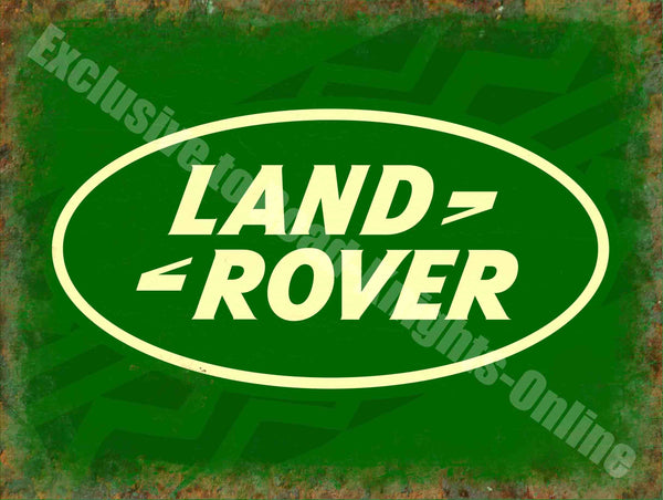 land-rover-badge-logo-vintage-garage-196-old-advert-metal-steel-wall-sign