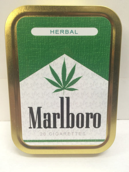 weed-leaf-herbal-retro-advertising-cigarette-stash-gold-sealed-lid-2oz-tobacco-storage-tin