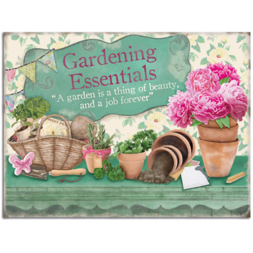 Gardening Essentials. A garden is a thing of beauty,  Fridge Magnet