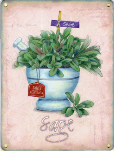 sage-herbs-garden-food-drink-kitchen-cooking-cafe-metal-steel-wall-sign