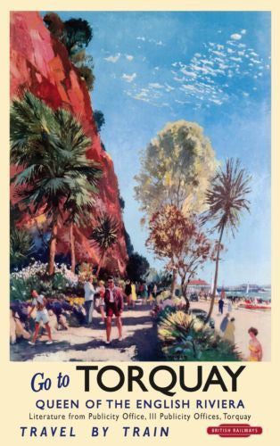 go-to-torquay-on-the-rocks-summer-time-holiday-advert-retro-vintage-old-trains-by-the-seaside-queen-of-the-english-riviera-for-house-home-shop-bar-cafe-or-pub-metal-steel-wall-sign