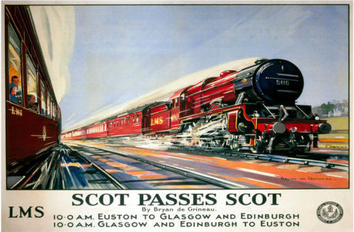 scot-passes-scot-flying-scotsman-train-red-london-to-edinburgh-euston-london-old-retro-vintage-advert-in-design-british-rail-lms-locomotion-steam-rail-train-metal-steel-wall-sign