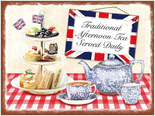 traditional-afternoon-tea-served-daily-sign-food-sandwich-cakes-tea-china-pot-and-union-jack-for-house-home-bar-cafe-or-pub-metal-steel-wall-sign