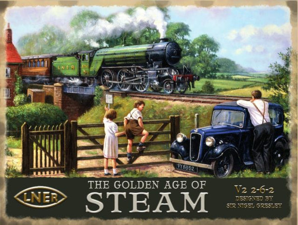 Steam Train LNER Flying Scotsman Railway Engine Metal/Steel Wall Sign