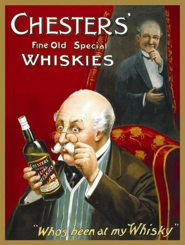 chester-s-fin-old-special-whiskies-whisky-bottle-older-man-and-butler-drink-old-vintage-advert-for-pub-bar-home-house-or-kitchen-metal-steel-wall-sign