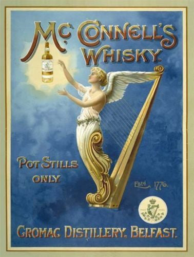 mcconnell-s-whisky-bottle-angel-harp-drink-old-retro-vintage-advert-for-pub-bar-house-home-or-kitchen-metal-steel-wall-sign