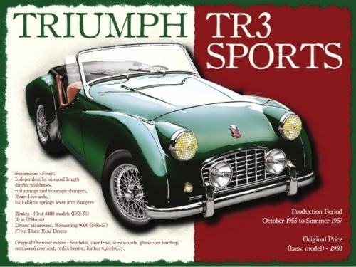 triumph-tr3-classic-british-sports-car-retro-vintage-old-for-house-home-garage-man-cave-petrol-head-or-pub-metal-steel-wall-sign