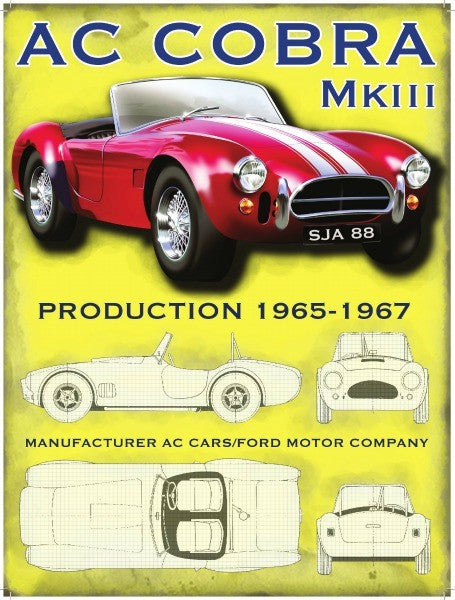 ac-cobra-mkiii-mk3-1965-1967-red-american-classic-car-in-red-includes-draft-drawings-of-vehicle-for-house-home-garage-man-cave-petrol-head-and-pub-metal-steel-wall-sign