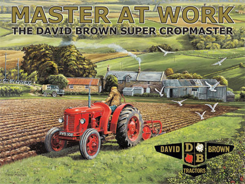 master-at-work-the-david-brown-super-cropmaster-red-tractor-ploughing-field-land-rover-in-background-for-house-farm-pub-or-cafe-metal-steel-wall-sign