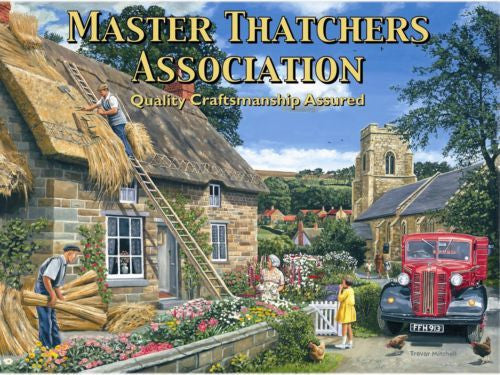 thatched-cottage-building-old-vintage-classic-lorry-truck-master-thatcher-s-association-for-house-home-kitchen-cafe-or-pub-metal-steel-wall-sign