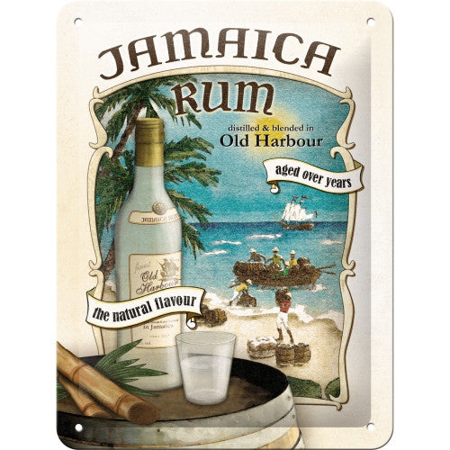 jamaica-rum-cocktail-tiki-bar-pub-drink-shack-retro-3d-metal-steel-wall-sign