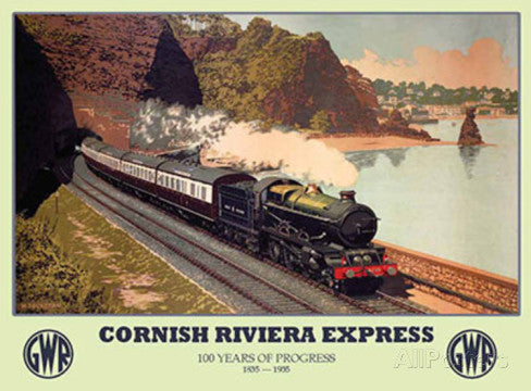 cornish-riviera-express-gwr-train-locomotive-steam-on-the-cornish-coast-flying-scotsman-for-house-home-bar-pub-or-club-old-retro-vintage-advert-metal-steel-wall-sign