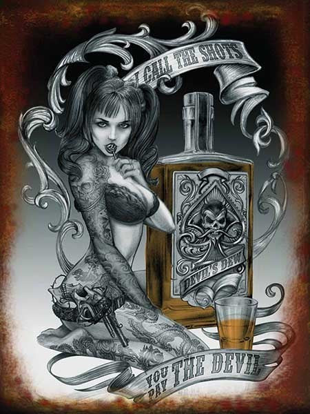 devil-shots-alchemy-gothic-tattoo-girl-steampunk-pinup-metal-steel-wall-sign