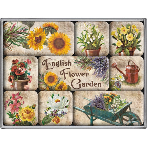 9-piece-english-country-flower-garden-gardening-kitchen-fridge-magnet-gift-set