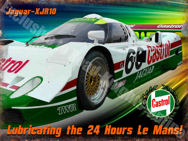 castrol-jaguar-xjr10-race-car-le-mans-metal-steel-wall-sign