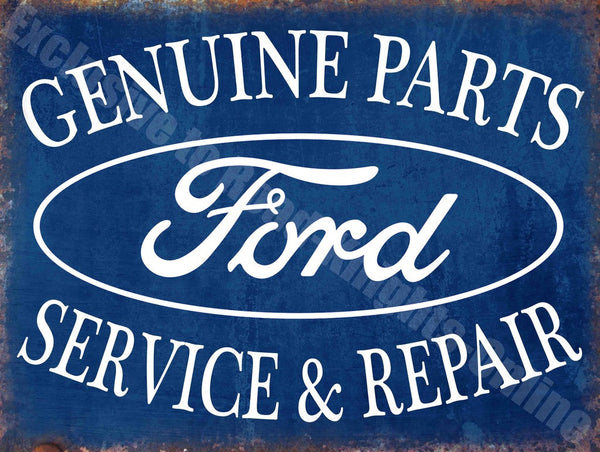 ford-genuine-parts-service-repair-vintage-garage-metal-steel-wall-sign