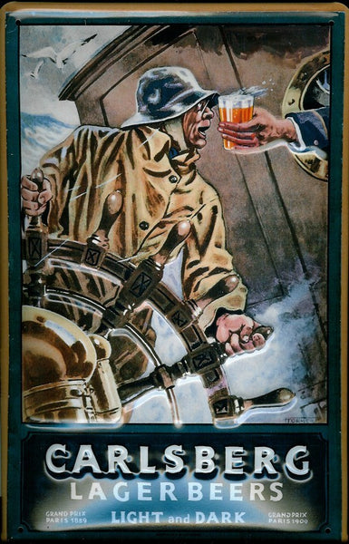 carlsberg-lager-draught-beers-sailor-drink-pub-bar-3d-metal-steel-wall-sign