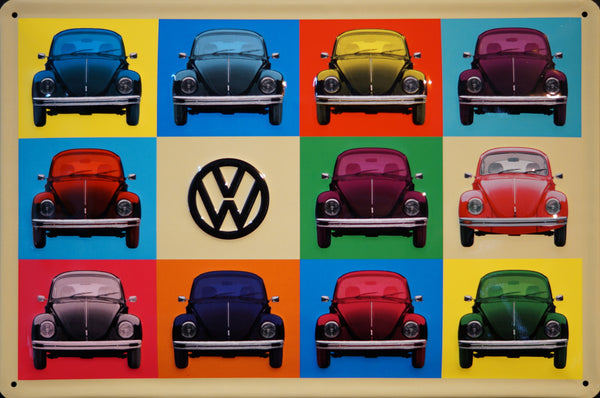 vw-volkswagen-beetle-car-collage-vintage-garage-3d-metal-steel-wall-sign