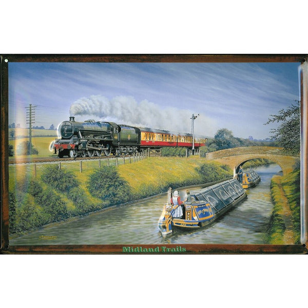 midland-trails-steam-train-canal-barge-narrowboat-3d-metal-steel-wall-sign