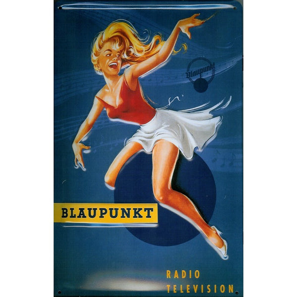 blaupunkt-music-pinup-girl-radio-tv-advertising-3d-metal-steel-wall-sign