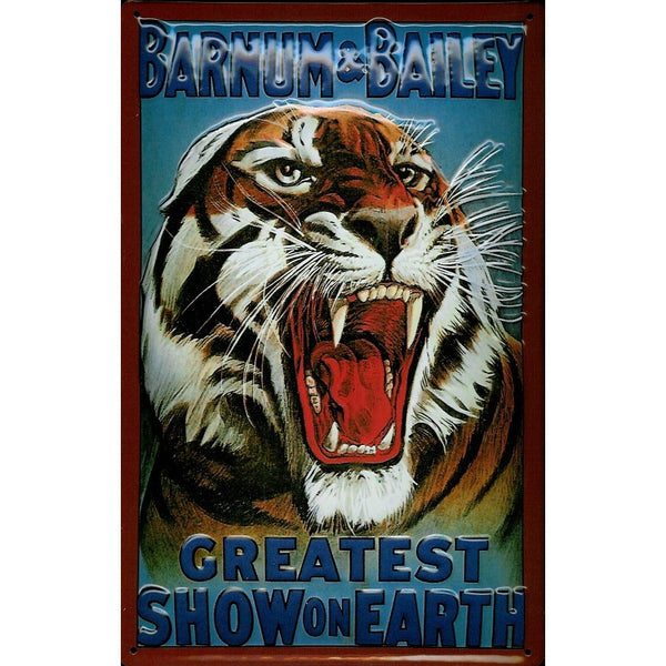 circus-vintage-advertising-tiger-greatest-show-3d-metal-steel-wall-sign