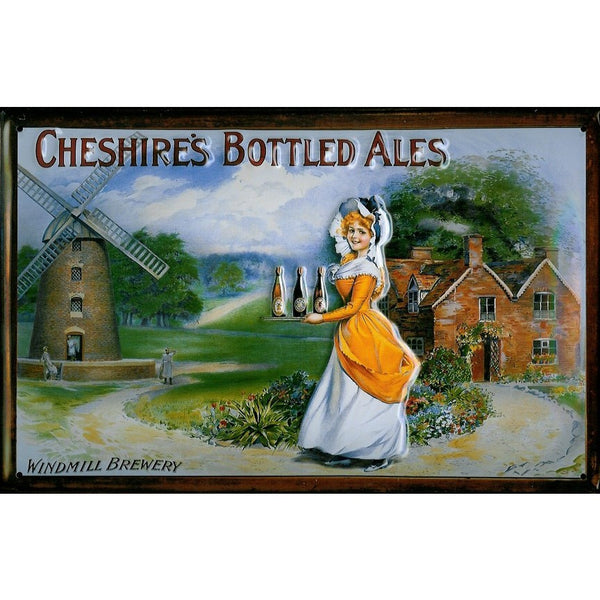 cheshire-s-bottled-ales-beer-brewery-drink-pub-bar-3d-metal-steel-wall-sign