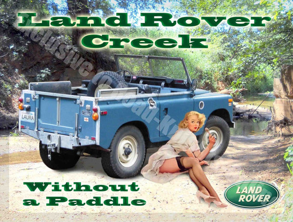 land-rover-creek-pin-up-girl-vintage-garage-metal-steel-wall-sign