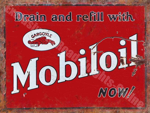 mobiloil-gargoyle-oil-petrol-rusty-vintage-garage-advert-metal-steel-wall-sign