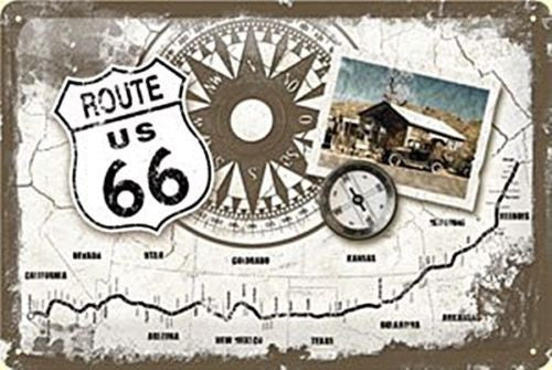 route-66-compass-road-map-american-diner-garage-3d-metal-steel-wall-sign