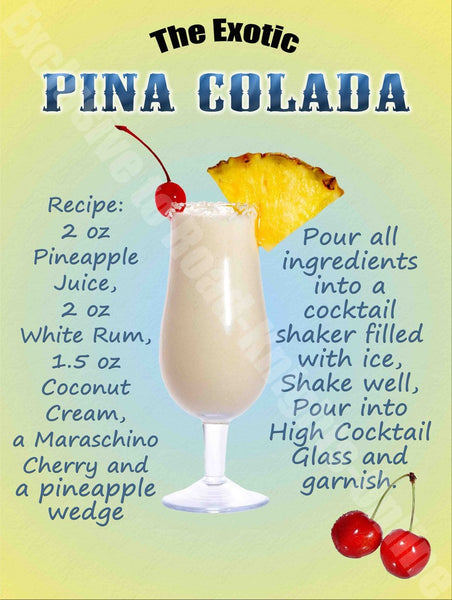 pina-colada-cocktail-drink-recipe-wine-bar-pub-hotel-53-metal-steel-wall-sign