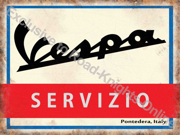 vespa-scooter-sevizio-service-sign-in-italian-logo-on-white-red-and-blue-back-ground-old-retro-vintage-for-house-home-garage-shop-bar-or-pub-metal-steel-wall-sign