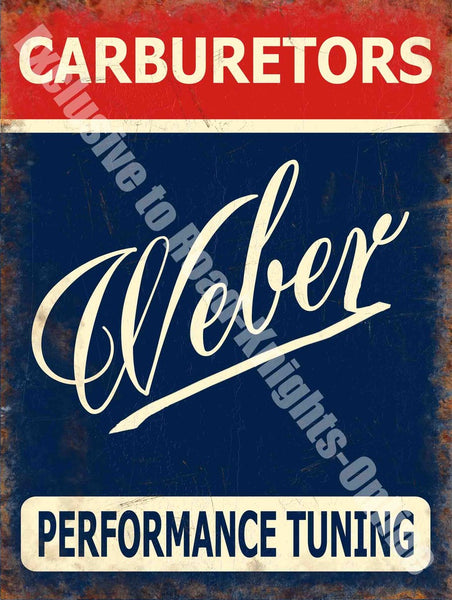 weber-carburettors-performance-uk-sign-writing-red-blue-and-white-motorcar-old-retro-vintage-rally-car-motor-sport-tuned-ideal-for-house-home-garage-bar-or-pub-ford-cars-metal-steel-wall-sign