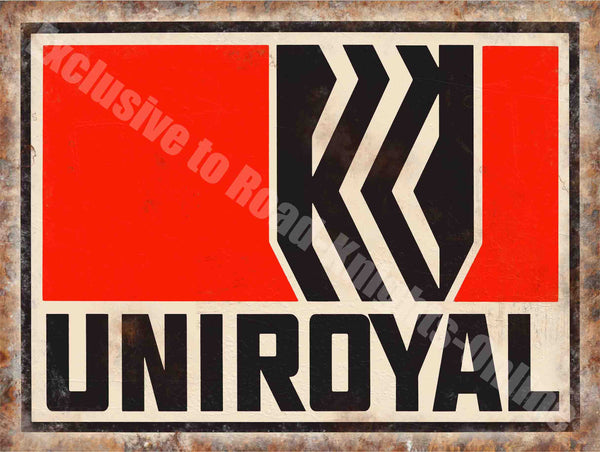 uniroyal-tyres-vintage-garage-advert-194-motorsport-oil-metal-steel-wall-sign