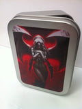 gothic-angel-vampire-woman-with-wings-red-eyes-at-night-scary-halloween-red-and-black-gold-sealed-lid-2oz-tobacco-storage-tin