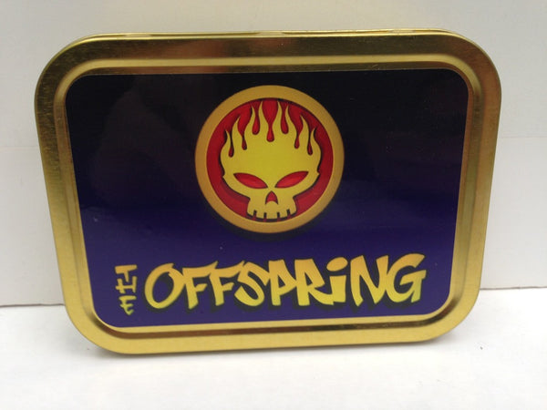 the-offspring-flaming-skull-us-pop-punk-skate-conspiracy-of-one-gold-sealed-lid-2oz-tobacco-storage-tin