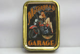 motorhead-garage-sexy-red-head-pinup-sat-on-motor-bike-cycle-since-1939-usa-gold-sealed-lid-2oz-tobacco-storage-tin