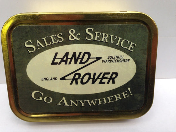 land-rover-logo-badge-green-landy-sales-service-metal-sign-also-available-gold-sealed-lid-2oz-tobacco-storage-tin