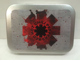 red-hot-chilli-peppers-rock-band-music-record-cigarette-american-logo-design-spray-paint-and-steel-gold-sealed-lid-2oz-tobacco-storage-tin