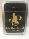 john-player-special-advertising-brand-cigarette-old-retro-vintage-packet-design-black-and-gold-jps-king-size-gold-sealed-lid-2oz-tobacco-storage-tin