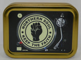 northern-soul-keep-the-faith-dj-decks-turntable-fist-silver-hinged-lid-2oz-tobacco-storage-tin